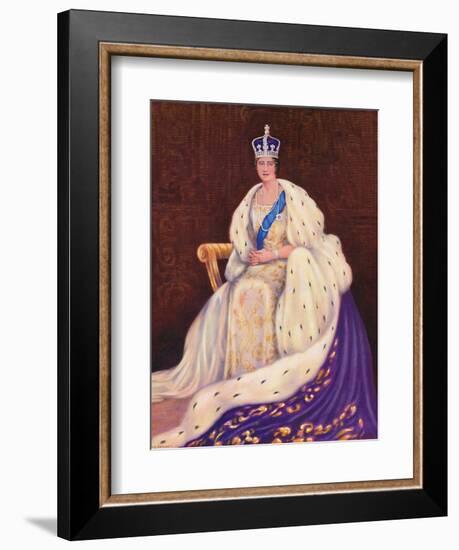 'Her Majesty the Queen', 1937-Louis Dezart-Framed Photographic Print