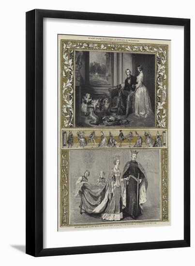 Her Majesty the Queen and the Prince Consort-Edwin Landseer-Framed Giclee Print
