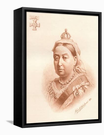 Her Majesty the Queen, Empress of India, 1884-Rudolf Blind-Framed Premier Image Canvas