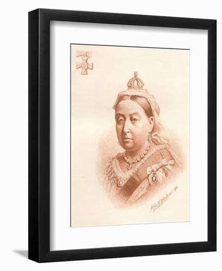 Her Majesty the Queen, Empress of India, 1884-Rudolf Blind-Framed Premium Giclee Print