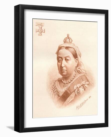 Her Majesty the Queen, Empress of India, 1884-Rudolf Blind-Framed Giclee Print