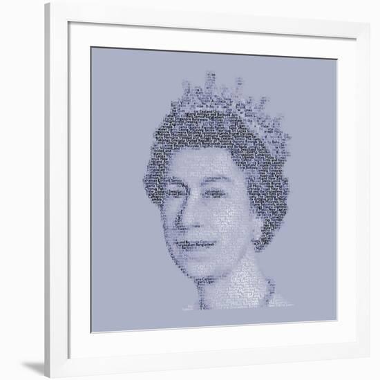 Her Majesty the Queen-Mike Edwards-Framed Art Print