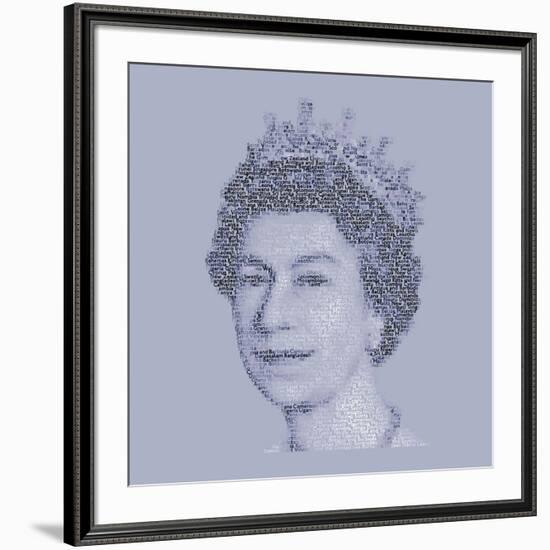 Her Majesty the Queen-Mike Edwards-Framed Art Print