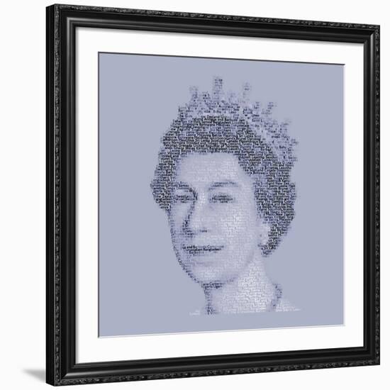 Her Majesty the Queen-Mike Edwards-Framed Art Print