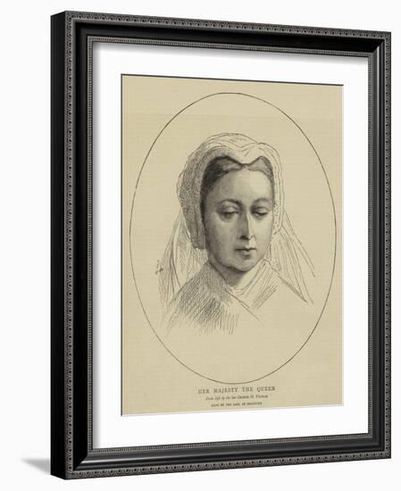 Her Majesty the Queen-George Housman Thomas-Framed Giclee Print