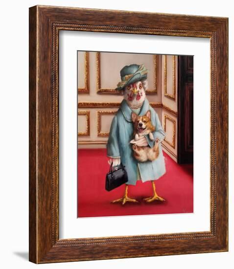 Her Majesty-Lucia Heffernan-Framed Art Print