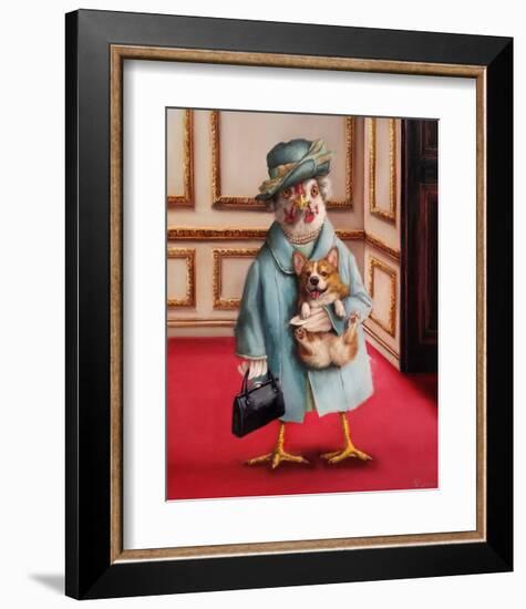 Her Majesty-Lucia Heffernan-Framed Art Print