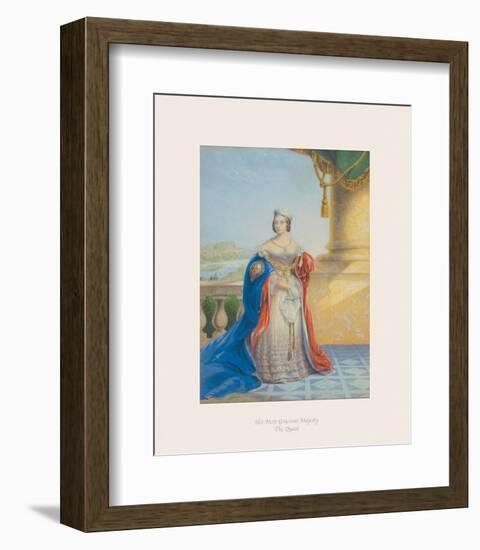 Her Most Gracious Majesty the Queen-The Victorian Collection-Framed Premium Giclee Print