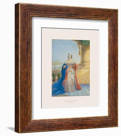 Her Most Gracious Majesty the Queen-The Victorian Collection-Framed Premium Giclee Print