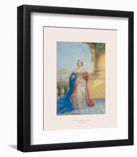 Her Most Gracious Majesty the Queen-The Victorian Collection-Framed Premium Giclee Print