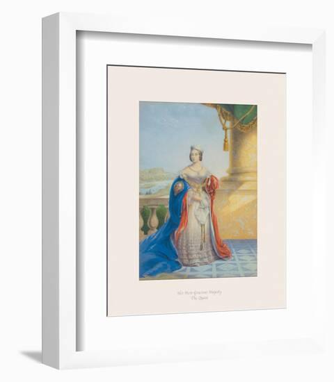 Her Most Gracious Majesty the Queen-The Victorian Collection-Framed Premium Giclee Print