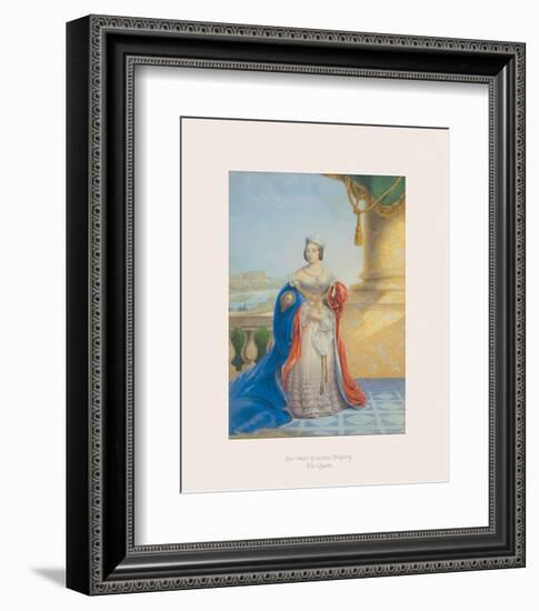 Her Most Gracious Majesty the Queen-The Victorian Collection-Framed Premium Giclee Print