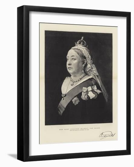 Her Most Gracious Majesty the Queen-null-Framed Giclee Print