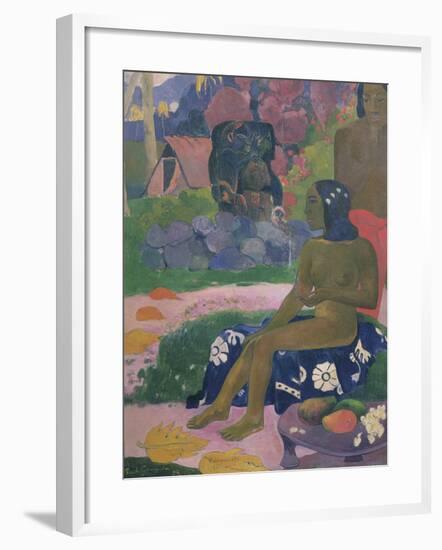 Her Name is Vairaumati-Paul Gauguin-Framed Giclee Print