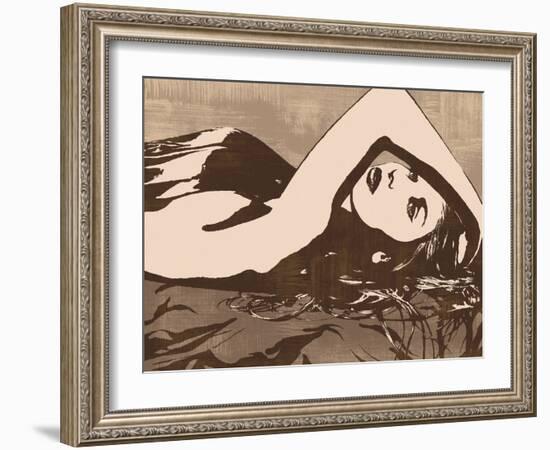 Her Pose-Andrew Cooper-Framed Art Print