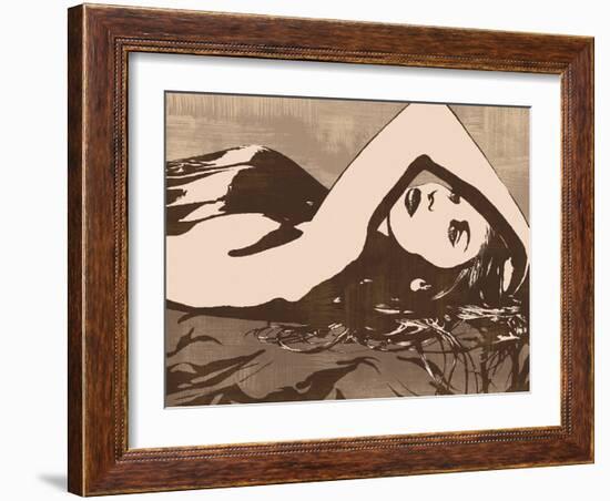 Her Pose-Andrew Cooper-Framed Art Print