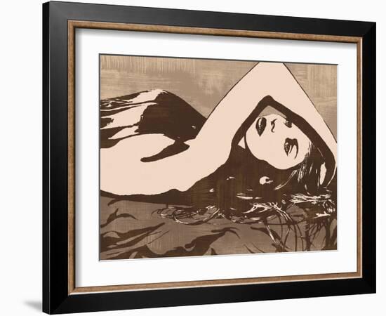 Her Pose-Andrew Cooper-Framed Art Print