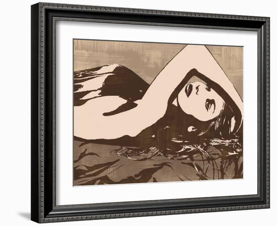 Her Pose-Andrew Cooper-Framed Art Print