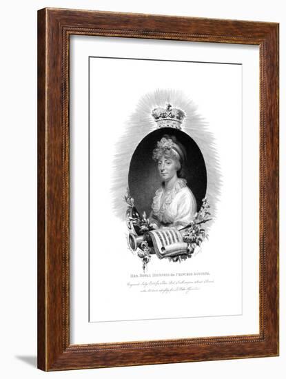 Her Royal Highness the Princess Augusta, Second Daughter of George Iii, 1806-Scriven-Framed Giclee Print