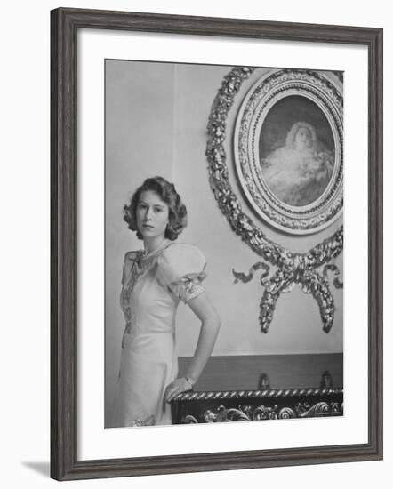 Her Royal Highness the Princess Elizabeth, England-Cecil Beaton-Framed Photographic Print