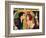 HER WEDDING NIGHT, l-r: Ralph Forbes, Clara Bow on lobbycard, 1930-null-Framed Art Print