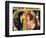 HER WEDDING NIGHT, l-r: Ralph Forbes, Clara Bow on lobbycard, 1930-null-Framed Art Print