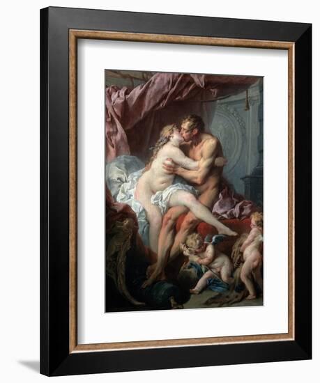 Heracles and Omphale, 18th Century-François Boucher-Framed Giclee Print