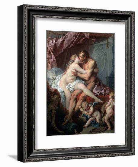 Heracles and Omphale, 18th Century-François Boucher-Framed Giclee Print