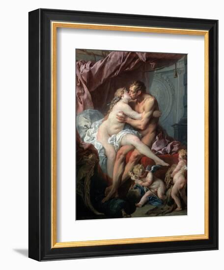 Heracles and Omphale, 18th Century-François Boucher-Framed Giclee Print