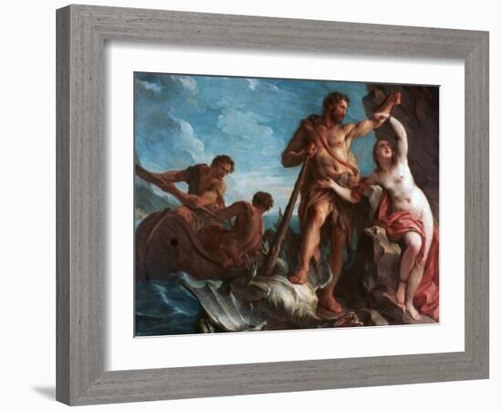 Heracles Delivering Hesione, C1708-1737-Francois Lemoyne-Framed Giclee Print