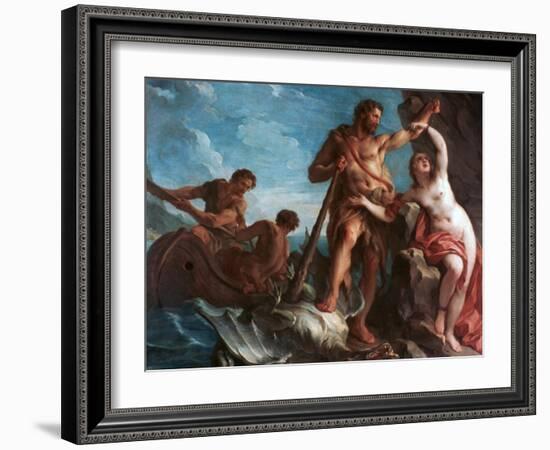 Heracles Delivering Hesione, C1708-1737-Francois Lemoyne-Framed Giclee Print