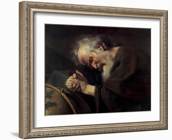 Heraclitus, 1630-Johan Moreelse-Framed Giclee Print