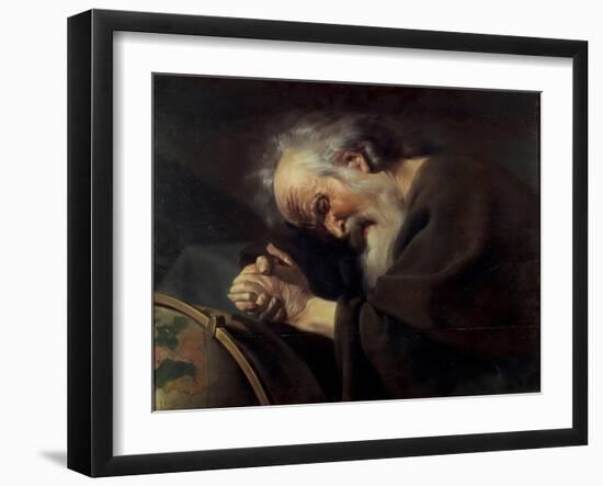 Heraclitus, 1630-Johan Moreelse-Framed Giclee Print