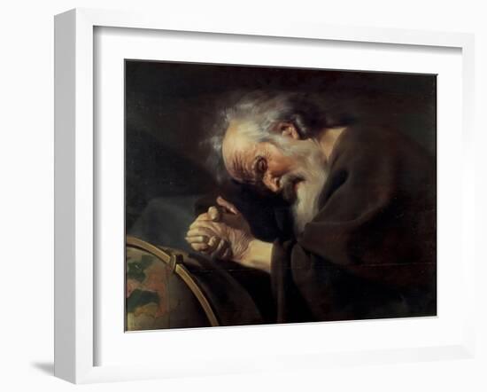 Heraclitus, 1630-Johan Moreelse-Framed Giclee Print