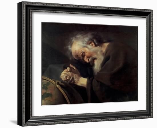 Heraclitus, 1630-Johan Moreelse-Framed Giclee Print