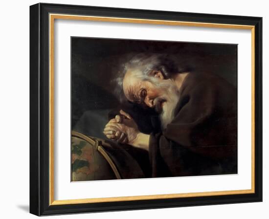 Heraclitus, 1630-Johan Moreelse-Framed Giclee Print