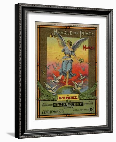 Herald of Peace March, Sam DeVincent Collection, National Museum of American History-null-Framed Art Print