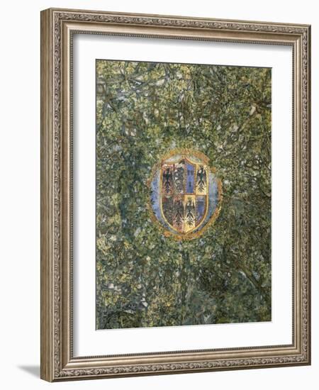 Heraldic Emblem of Ludovico Il Moro, 1498-1499-Leonardo da Vinci-Framed Giclee Print