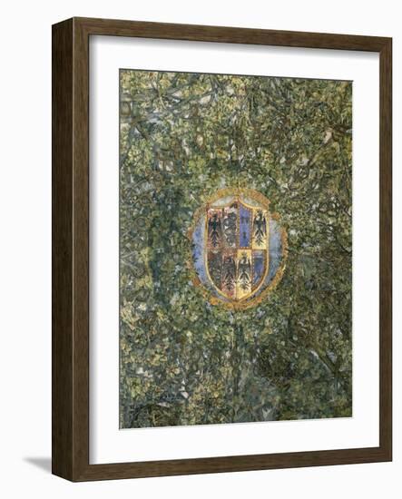 Heraldic Emblem of Ludovico Il Moro, 1498-1499-Leonardo da Vinci-Framed Giclee Print