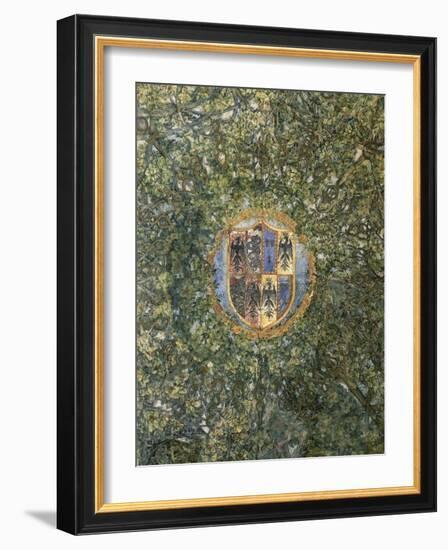 Heraldic Emblem of Ludovico Il Moro, 1498-1499-Leonardo da Vinci-Framed Giclee Print