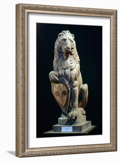 Heraldic Lion, 1420-Donatello-Framed Giclee Print