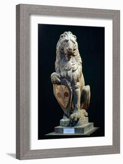 Heraldic Lion, 1420-Donatello-Framed Giclee Print