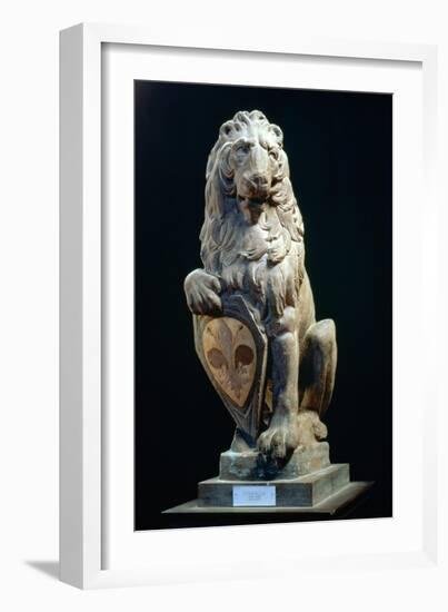 Heraldic Lion, 1420-Donatello-Framed Giclee Print