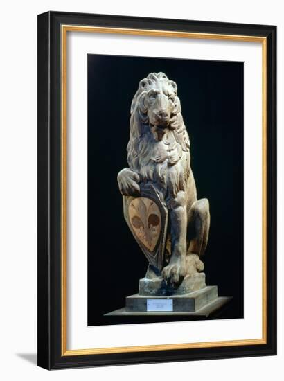 Heraldic Lion, 1420-Donatello-Framed Giclee Print