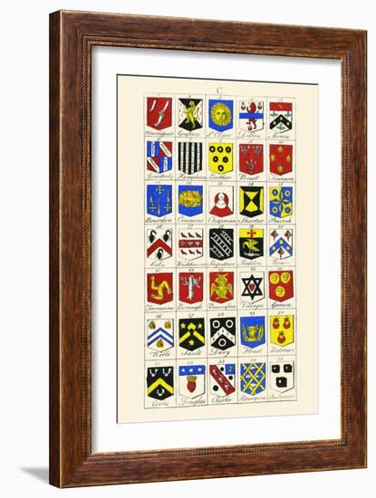Heraldry - Blazonry-Hugh Clark-Framed Art Print