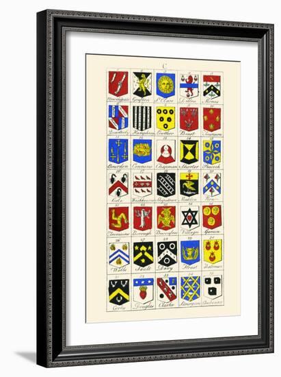 Heraldry - Blazonry-Hugh Clark-Framed Art Print