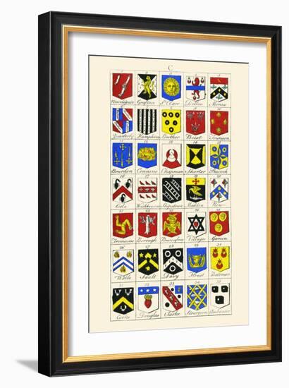 Heraldry - Blazonry-Hugh Clark-Framed Art Print