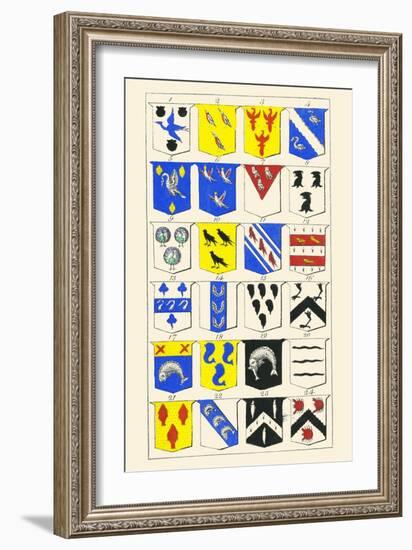 Heraldry - Blazonry-Hugh Clark-Framed Art Print