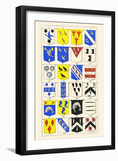 Heraldry - Blazonry-Hugh Clark-Framed Art Print