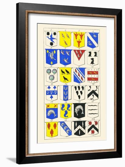 Heraldry - Blazonry-Hugh Clark-Framed Art Print